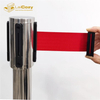 Hotel Bank Retractable Belt Crowd Control Barrier Guide Post Stanchions