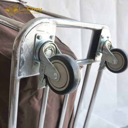 Hotel Working Vehicle Housekeeping Carts Linen Laundry Trolley