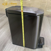 Wholesale Hotel Room 6L Stainless Steel Waste Bin with Lip