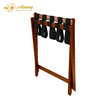 Classical Wood Folding Hotel Luggage Rack Stand with Handle Price