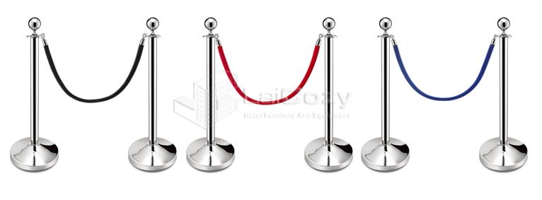 Velour Rope Stanchion Post