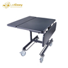 Commercial Hotel Flexible Tri-fold Dining Room Service Table Trolley