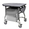 Hot Sale Hotel Dining Room Service Trolley Table with Food Hot Box