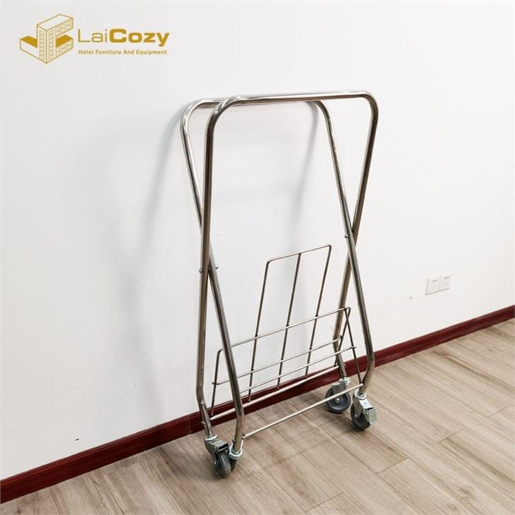 Hotel Linen Laundry Room Work Cart Cleaning Trolley X Laundry Cart