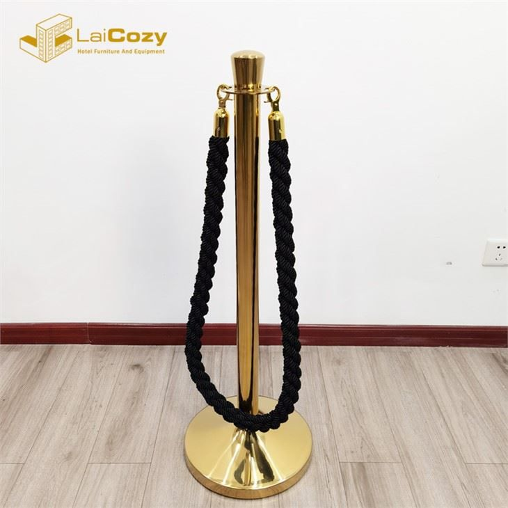 Adjustable Titanium Crowd Control Velvet Rope Barriers and Stanchion Post