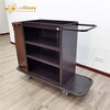 Hotel Maid Cart Housekeeping Service Cleaning Linen Laundry Trolley