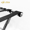 Hotel Room Stainless Steel Folding Luggage Rack Suitcase Stand