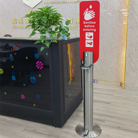 Hand Free Sanitizer Dispenser Stand
