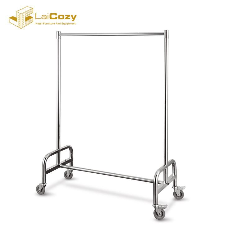 Hotel Clothing Rolling Rack 