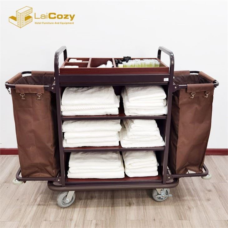 Direct Supply Hotel Housekeeping Trolley Room Cleaning Service Cart