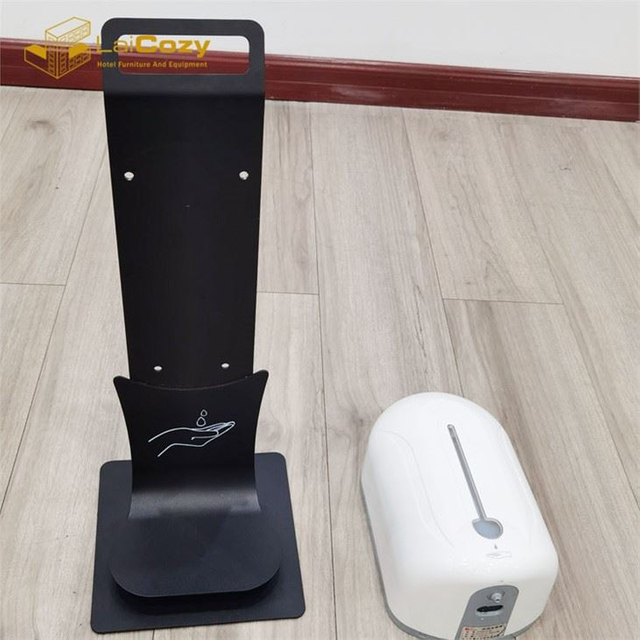 Table Top Automatic Hand Free Stainless Steel Sanitizer Dispenser Stand