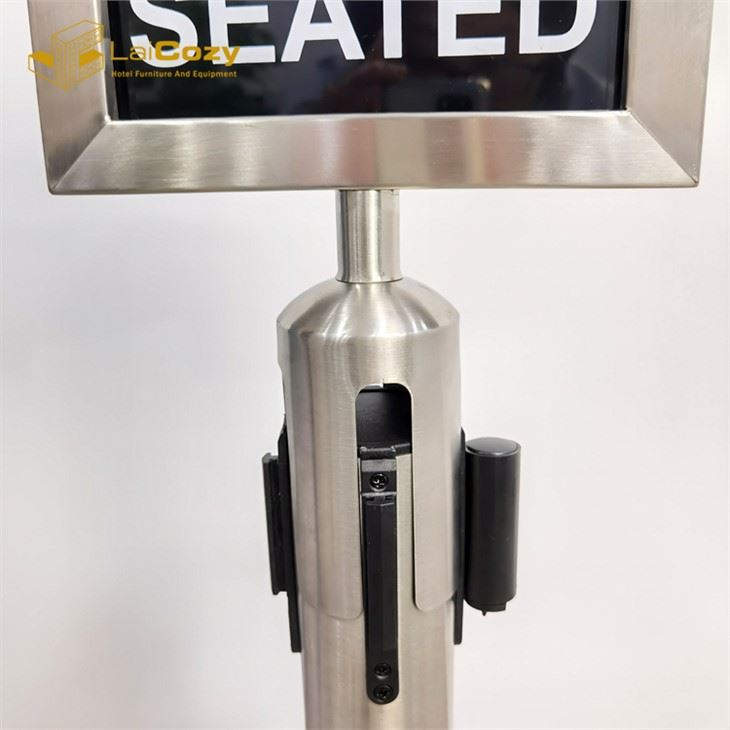 Portable Belt Stanchion A3 A4 Sign Holder Advertising Stands Post