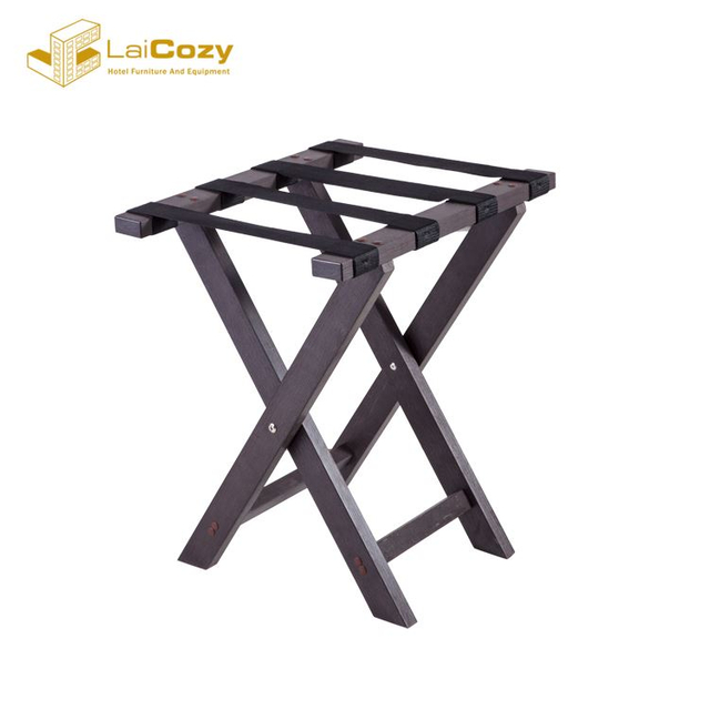 Hotel Bedroom Foldable Wooden Luggage Racks for Sale