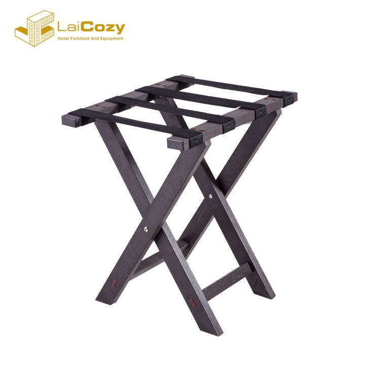 Hotel Bedroom Foldable Wooden Luggage Racks for Sale