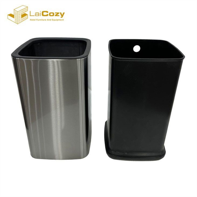 Wholesale 7L 10L 12L Indoor Stainless Steel Trash Can Waste Bin