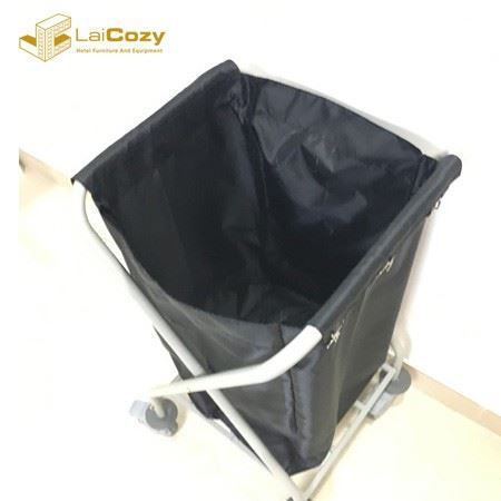 Hotel Folding Linen X Shape Laundry Cart Housekeeping Trolley