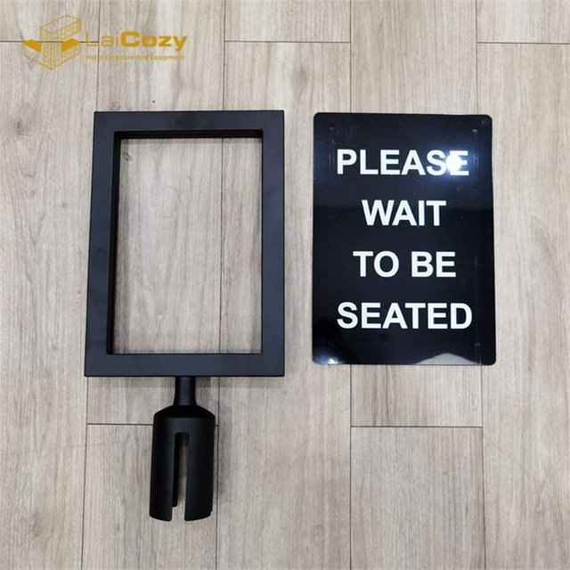 Floor Standing Sign Holders Pedestal Poster Advertising Sign Stand 