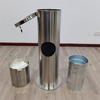 Gym Floor Standing Hand Sanitizer Wet Wipe Dispenser Built-in Bin Station