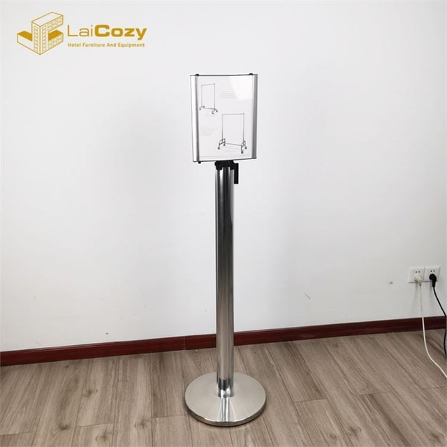 A4 Holder Aluminum Floor Sign Poster Stand ADS Brochure Sign Holder