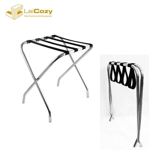Wholesale Modern Hotel Metal Folding Luggage Rack for Suitcases