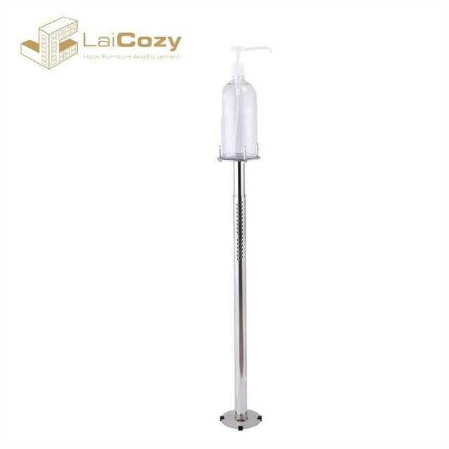 Zero Contamination Foot Pedal Activated Gel Sanitizer Dispenser Station