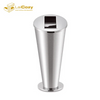 Hotel Lobby Top Open Mouth Stainless Steel Commercial Trash Bin