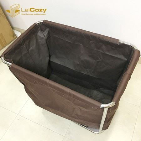 Hotel Working Vehicle Housekeeping Carts Linen Laundry Trolley